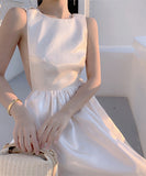 ゴージャス サンドレス バックレス 真珠 高級感 仙女風 XH2- QJ8789