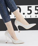 7色 ダイヤモンド スタイル ハイヒール パンプス キラキラ 脚長効果 高見え MY5-NS-9111-1