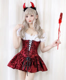 【7点セット】ハロウィン コスプレ 小悪魔 セクシー 新作 イベント 映え MY2-ZJ1582