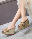 スリッパ ハイヒール ピカピカ ナイトクラブ 高見え ゴージャス MY5-ZJ001=128-1