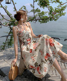 サンドレス ワンピース ロングドレス かわいい ゴージャス インスタ映え最適 MY2-XD-BH3F332-A#1020#50