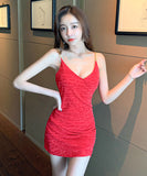 2色 えちえち 谷間魅せ SEXY GIRL ガール 姉 キャバドレス ミニドレス MY2151-MLS5594