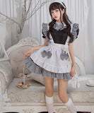 【4点セット】2021 ハロウィン メイド コスプレ かわいい 大人 キャバドレス ミニドレス MY2101