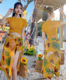 6TYPE 水着 レディース 体型カバー タンキニ 大人 ビキニ タンクトップ ショートパンツ XY-DS-028107