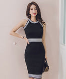 ミニドレス タイトドレス 着瘦せ 新作 伸縮性 激得 MY2-MLS3978