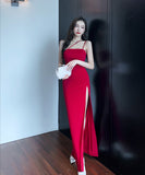 美脚効果 高見 ロングドレス キャバドレス 二次会 パーティー MY2017-YM9070