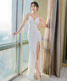 3色 ピカピカ キラキラ ロングドレス パーティードレス 新作 高品質 ゴージャス 宴会 結婚式 MY2-XYD2105