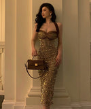 ロングドレス パーティードレス 宴会 パーティー セクシー ピカピカ MY2-MLS7263