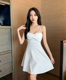 4色 ミニドレス キャバドレス リボン かわいい セール セクシー Aライン MY2-MLS6061