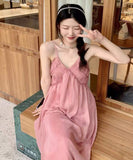 サンドレス ワンピース ロングドレス 旅 夏 海辺 日光浴 リゾート MY2-XD1508#