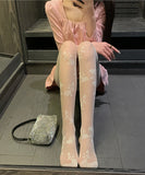 【7色】花柄 ストッキング セクシー かわいい 新作 MY9-DFDNH-SWTH-MGH