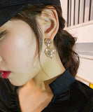 イアリング ゴージャス ピカピカ アシンメトリー バロック様式 XH3-BY-HE2441