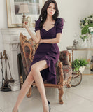 キャバドレス ミニドレス フリル 高見え セール 新作 MY2-MLS4742