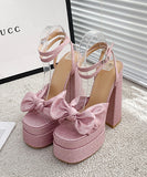 3色 ハイヒール きらきら リボン かわいい MY5-XL-MN-653-7