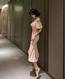 フリル 可愛い エレガント マーメイドスカート 高品質 通勤 XH2-JY1964