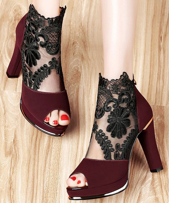 2色 刺繍 高見 披露宴 宴会 ハイヒール パンプス MY5010