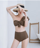 ビキニ ワンショルダー デザイン セクシー かわいい 韓国 海 MY7008