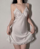 レース 清楚感 かわいい 少女 バレンタインデー 勝負 パジャマ ルームウェア MY8-GR1538