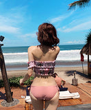 花柄 ビキニ プリーツ 可愛い 韓国スタイル 水着 ストラップ XH7-DP- A19278