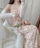 サンドレス ワンピース ドレス 新作 花柄 SNS映え 超人気 MY2-AMY3077