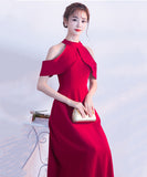 ロングドレス パーティー ドレス 高見え 着瘦せ 2色 フリル MY2-MLS3688