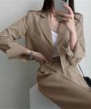 【上下セット】スーツ 新作 韓国ファション ゴージャス 高見え スーツセット MY2-LYQ-XF827#