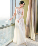 高級感 刺繡 レース セクシー 肌見え 指名 透けてデザインロングドレス キャバドレス MY2045