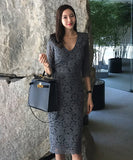 【2色】ひざ丈 ドレス ゴージャス パーティードレス 新作 高見え かわいい MY2-ZED88711E