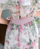 オフショルダー 花柄 レース ロングドレス パーティードレス 大人かわいい MY2-ZED887050E49