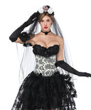 2021 コスプレ ロングドレス セクシー 谷間魅せ かわいい 髪飾り 贈呈 MY2111