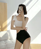 ビキニ 可愛い 着瘦せ chic セクシー 肌見せ モノキニ 温泉 XH7-KSD2802