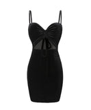 4色 セクシー 肌見せ 脚長効果 キャバドレス ミニドレス ナイトドレス  YN2063-YM8470