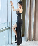 ロングドレス キャバドレス セクシー 脚長効果 人気作 パーティードレス YN2233-XYD2109