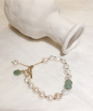 ブレスレット レディース 大粒 大人 可愛い 真珠スタイル MY9014