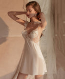 2色 フリル レース 大人かわいい セクシー 新作 パジャマ ルームウェア MY8-GSMA27