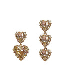 イアリング ゴージャス ピカピカ アシンメトリー バロック様式 XH3-BY-HE2441