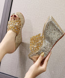 スリッパ ハイヒール ピカピカ ナイトクラブ 高見え ゴージャス MY5-ZJ001=128-1