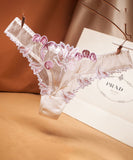 下着 レース 透け感 かわいい 刺繡 MY8-ZR3026