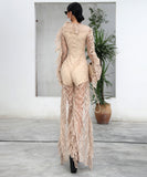 【欧米】超人気 パーティードレス ミニドレス 肌見せ セクシー フリルレース XY2-PC-FT9561