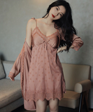 【2点】ナイトドレス レース ハーフスリップ スリップ ベビードール レディース XY-XE-2191