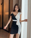 ミニドレス キャバドレス ゴージャス 高見え 姉 二次会 指名 MY2-YM8632