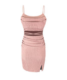 【4色】ミニドレス キャバドレス 着瘦せ 肌見せ 新作 MY2-YM8716