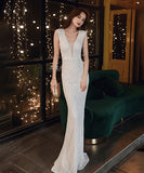 【3色】ナイトドレス キラキラ 谷間魅せ 誕生日 宴会 背露出 セクター 高級感 XH2-YFTK1126