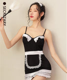 メイド かわいい コスプレ セクシー 肌見せ ミニドレス MY2064