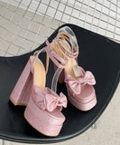 3色 ハイヒール きらきら リボン かわいい MY5-XL-MN-653-7