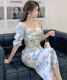 パーティードレス ワンピース 結婚式 ドレス   袖あり お呼ばれ 謝恩会 発表会 演奏会 XY2-ZRD889348GT350