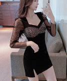 新作登場 3色 レース ピカピカ かわいい 売れっ子 愛用 キャバドレス ミニドレス MY2140-MLS5872