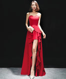 高見え フリル 宴会 パーティー ドレス 着痩せ 新作 XY2-MLS3681