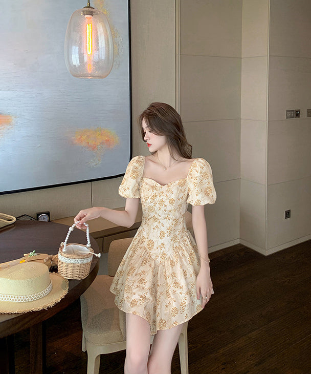 新作 花柄 超可愛い ミニドレス ワンピース キャバドレス 高品質 MY2013