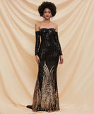 ドレス ロングドレス パーティードレス 宴会 セクシー キラキラ 欧米 最新デザイン XY2-PC-M0296